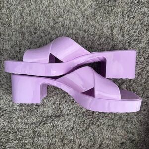 Stylish Lavender Women's Sandals/Heels